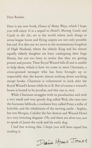 House of Many Ways (2009, HarperCollins Publishers Limited)