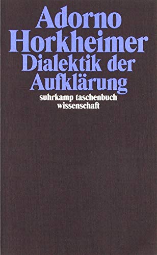 Theodor W. Adorno, Max Horkheimer: Dialektik der Aufklärung (Paperback, German language, Suhrkamp Verlag)
